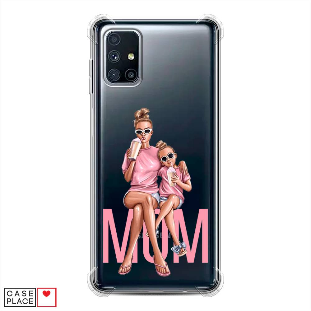 фото Противоударный силиконовый чехол "lovely mom" на samsung galaxy m51 awog