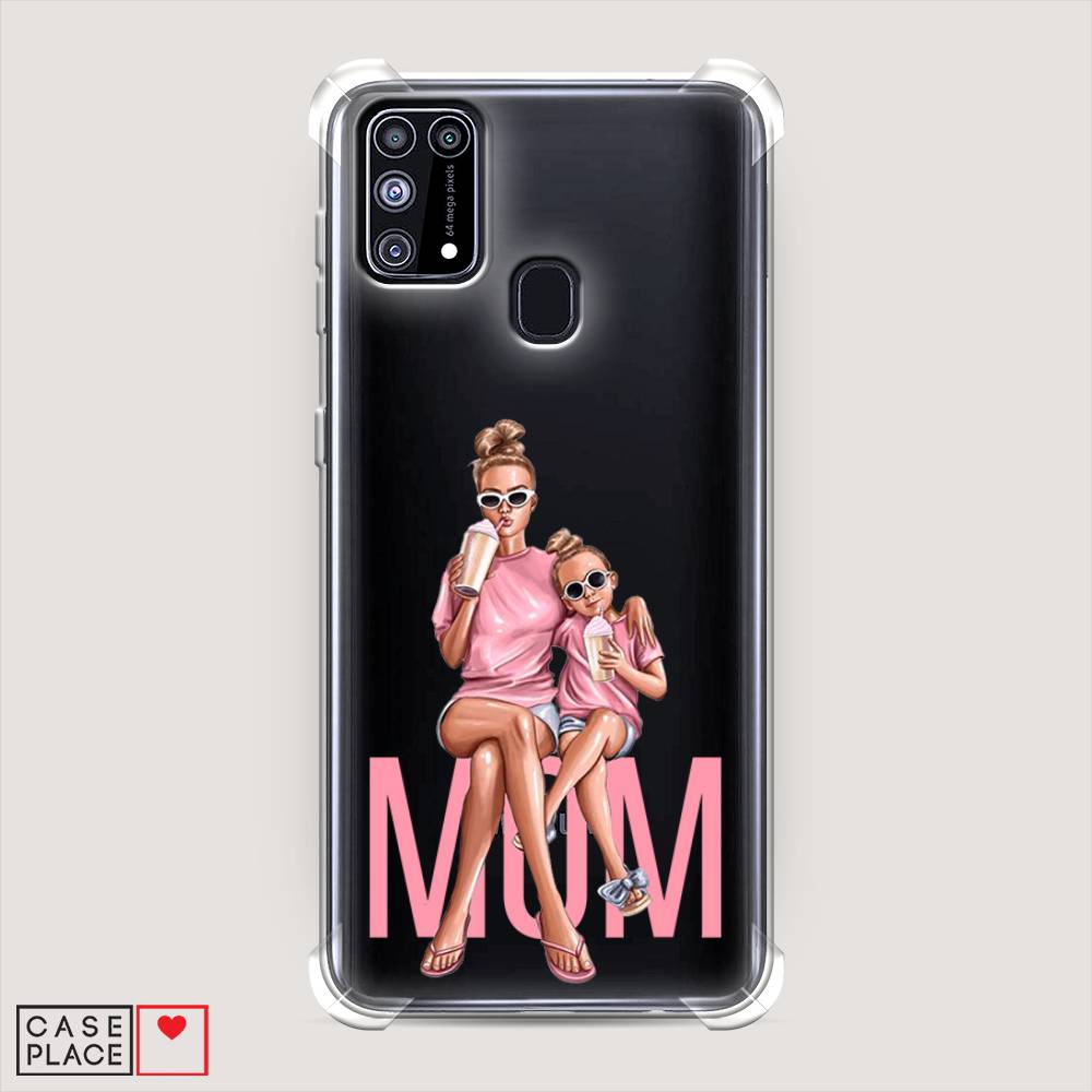 фото Противоударный силиконовый чехол "lovely mom" на samsung galaxy m31 awog