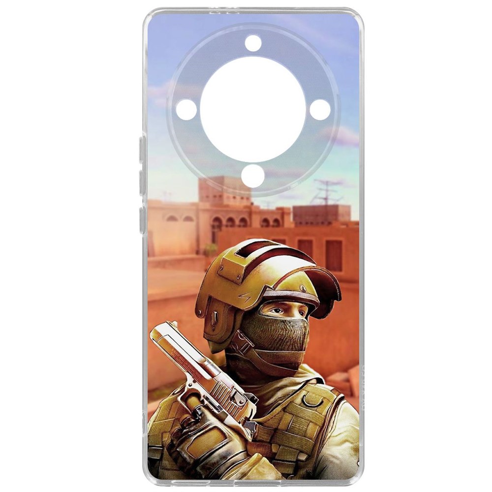 Чехол-накладка Krutoff Clear Case Cтандофф 2 (Standoff 2) - Спец для Honor X9a