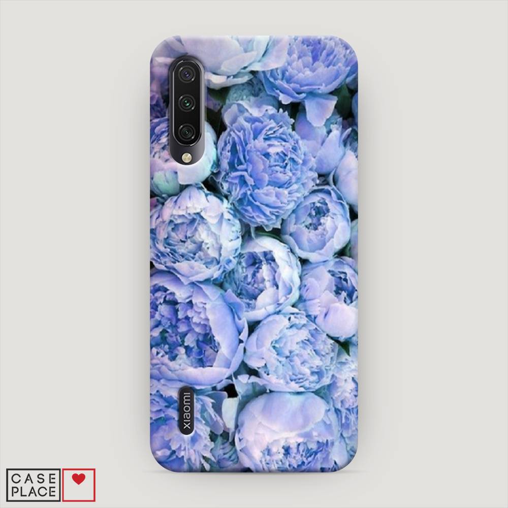

Пластиковый чехол "Пионы голубые" на Xiaomi Mi CC9E, 35920-6