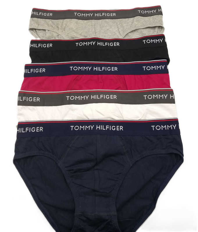 Комплект трусов мужских Tommy Hilfiger TH3 разноцветных XL, 5 шт.