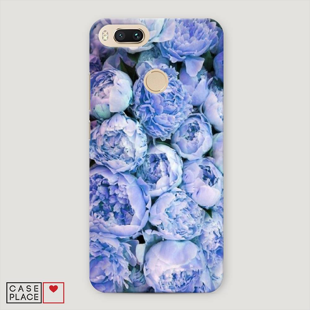 

Пластиковый чехол "Пионы голубые" на Xiaomi Mi A1