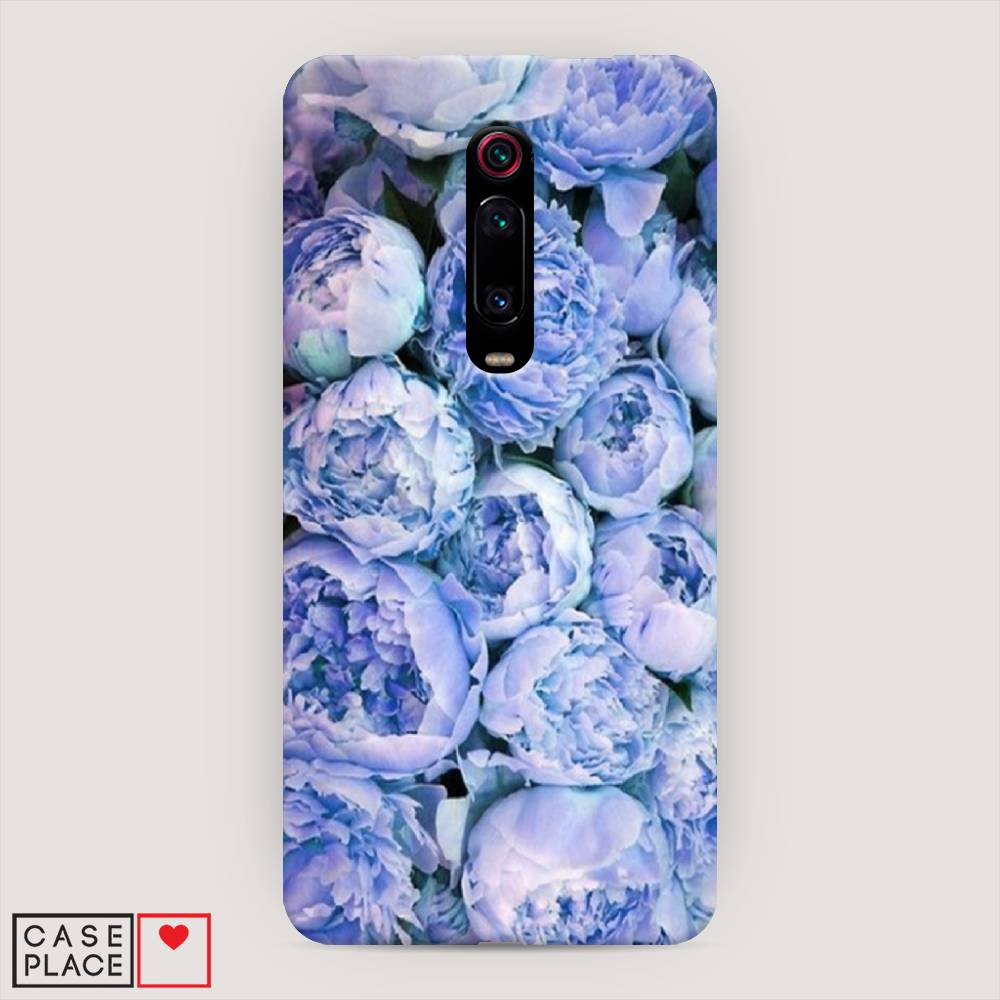 

Пластиковый чехол "Пионы голубые" на Xiaomi Mi 9T, 35720-6