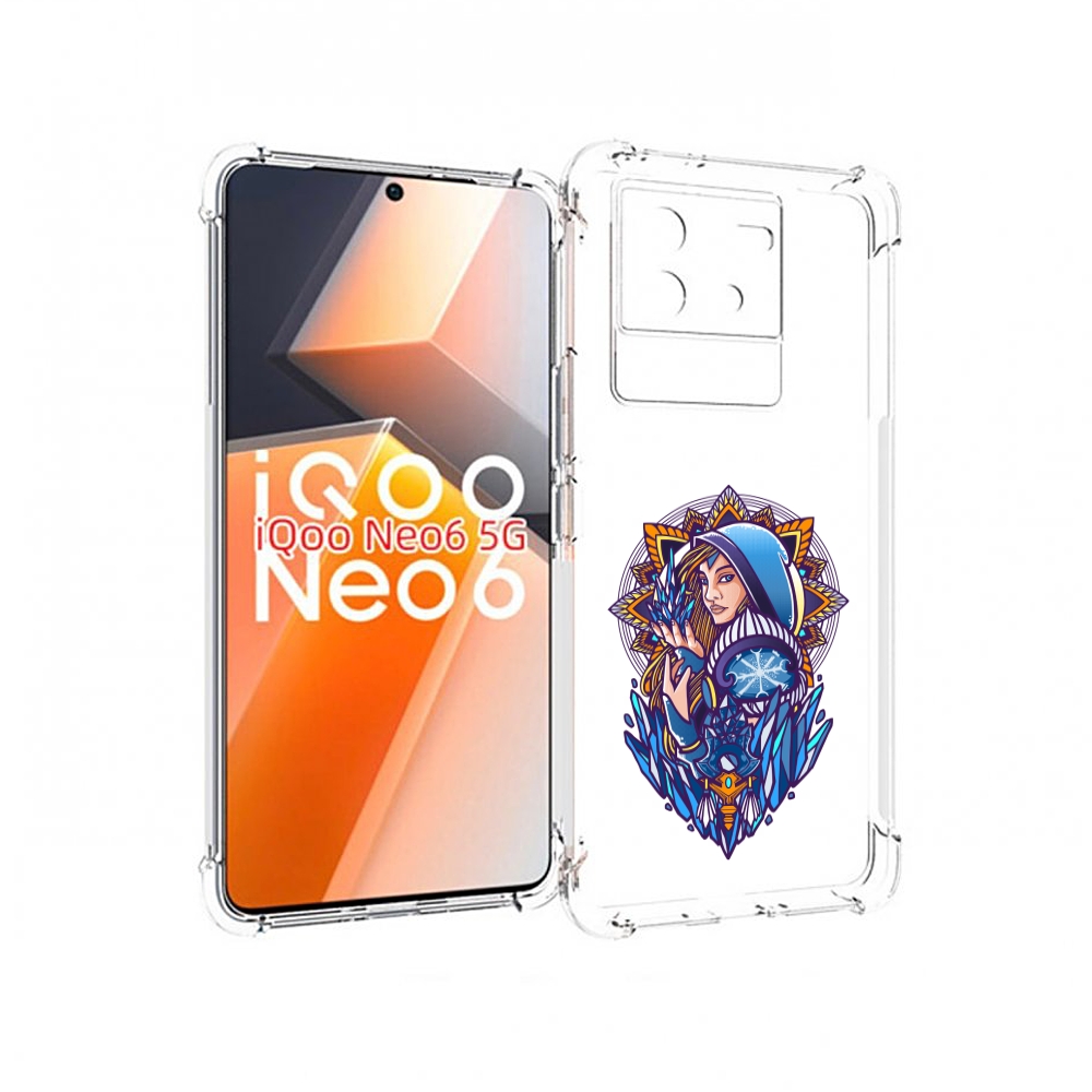 

Чехол MyPads кристал мейден дота 2 для Vivo iQoo Neo 6 5G, Прозрачный, Tocco