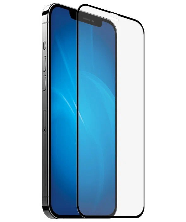

Стекло защитное mObility для iPhone 12 Pro Max (6.7) Full screen черный УТ000023135