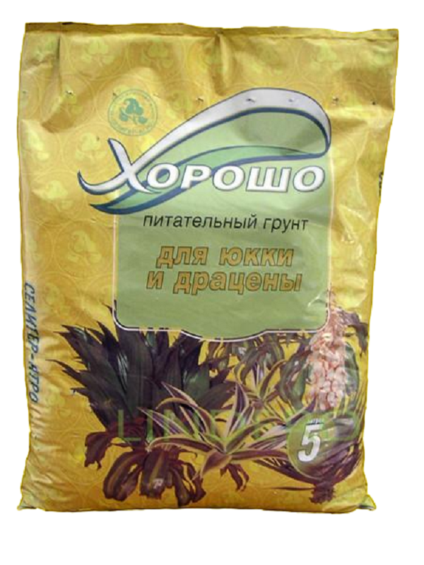 

Торфяной грунт "Для юкки и драценты" 5л (хорошо)