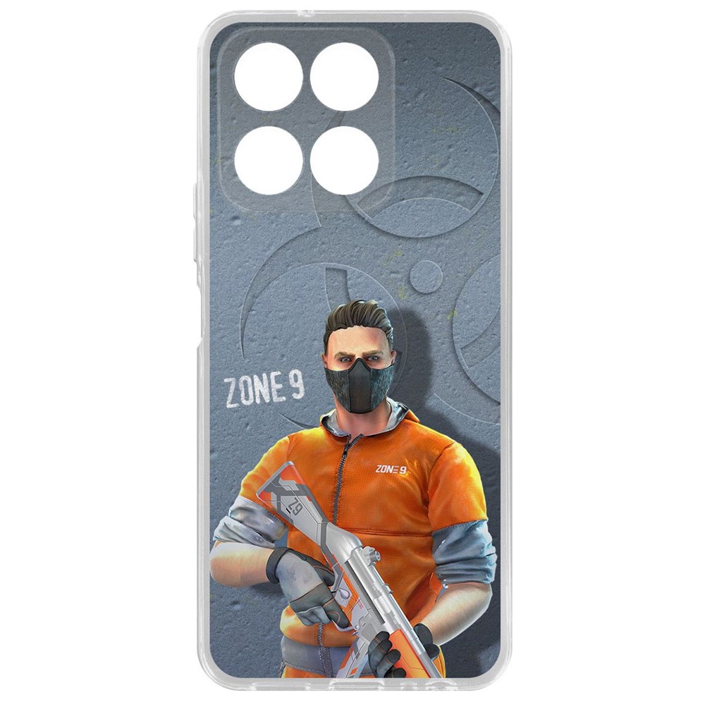 

Чехол-накладка Krutoff Clear Case Cтандофф 2 (Standoff 2) - Биотеррорист для Honor X8a, Прозрачный