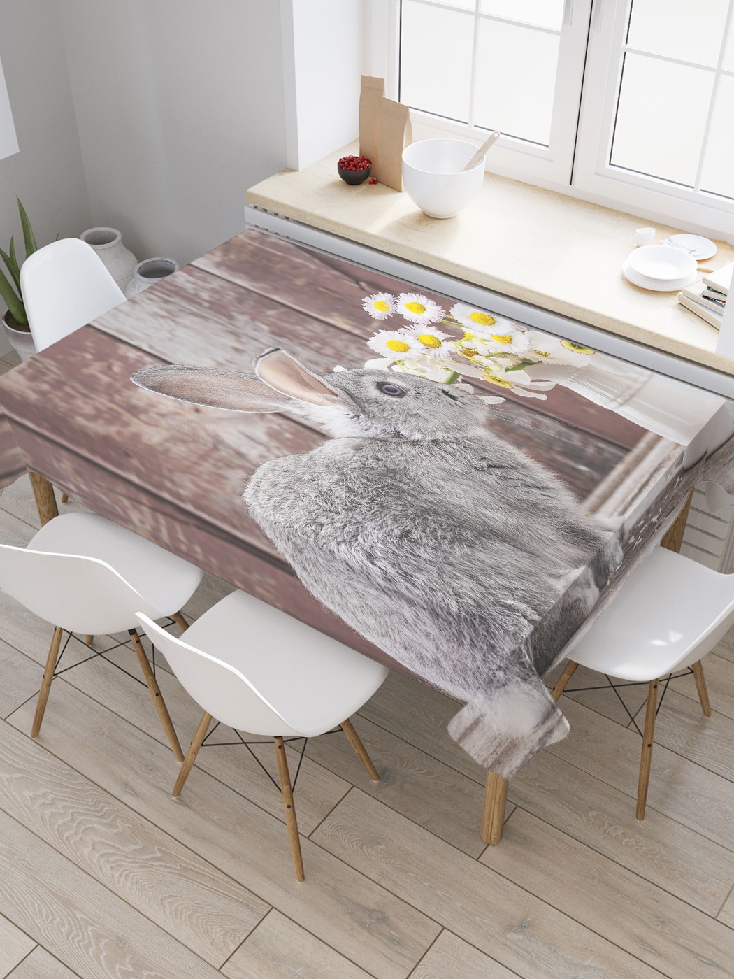 

Фотоскатерть JoyArty МУЛЬТИ 101665 120x145, Серый