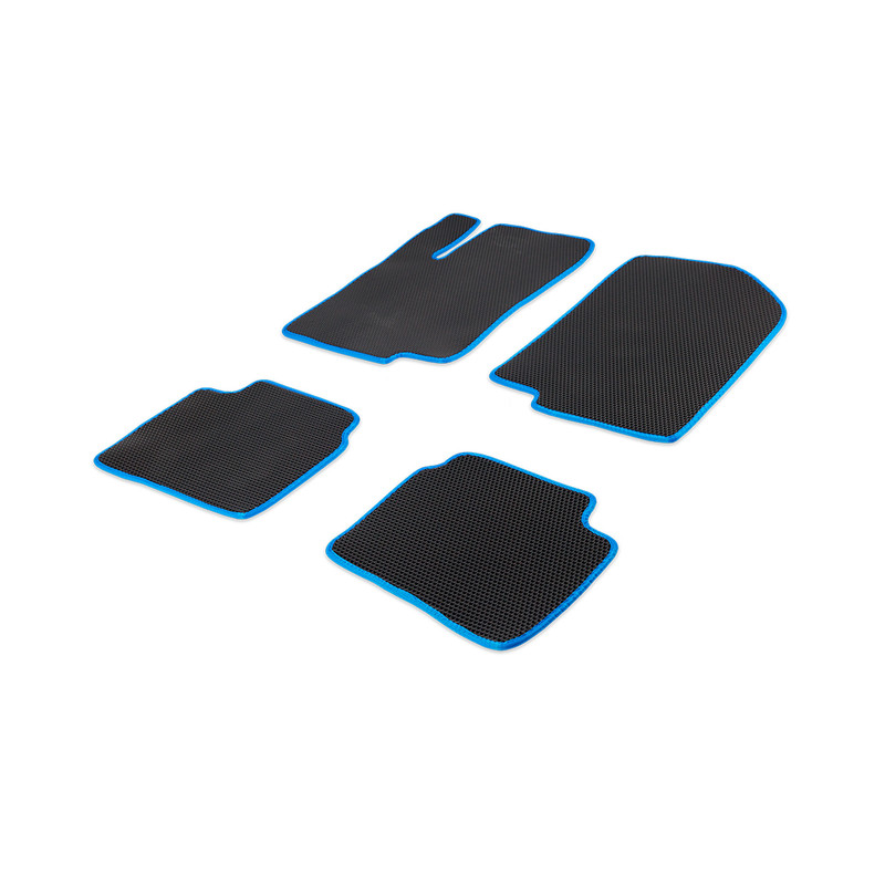 Комплект ковриков в салон ЭВА CellMat Хонда СРВ III, черный-синий
