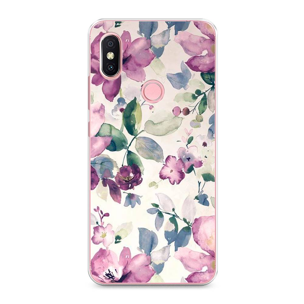 фото Силиконовый чехол "акварельная нежность" на xiaomi redmi s2 (redmi y2) awog