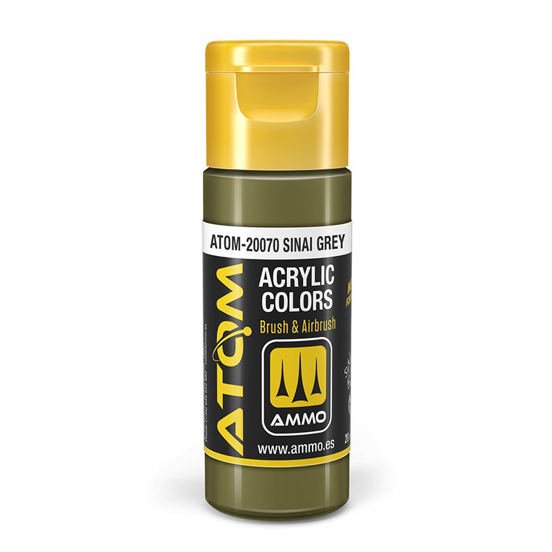 

Акриловая краска Ammo Mig Atom color Синайский серый ATOM20070