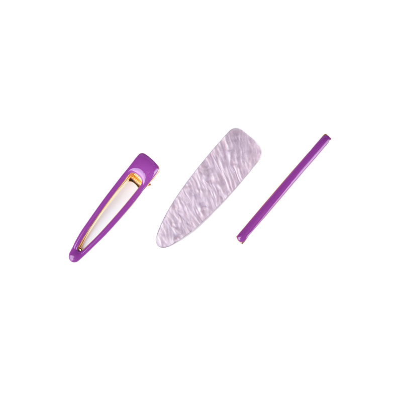 

Набор Accessories Заколки Для Волос 8,5/8/7,5 см 3 шт, Фиолетовый