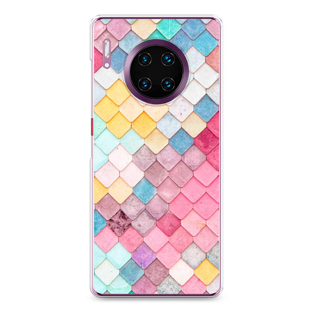 

Чехол Awog на Huawei Mate 30 Pro "Нежные ромбики", Красный, 610450-4