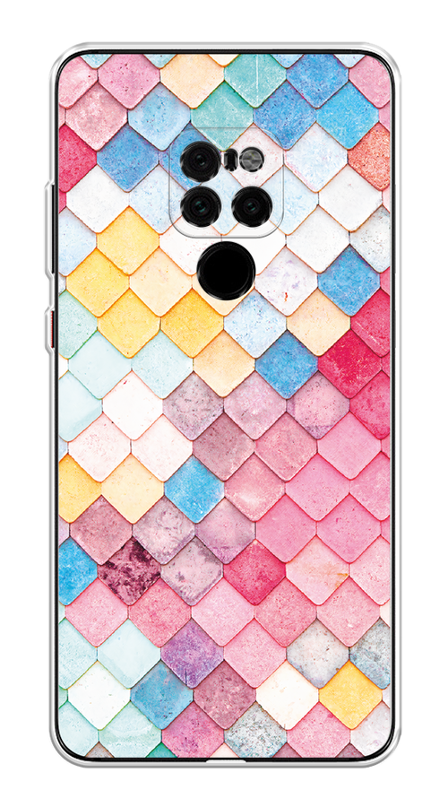

Чехол Awog на Huawei Mate 20 "Нежные ромбики", Красный, 66850-4