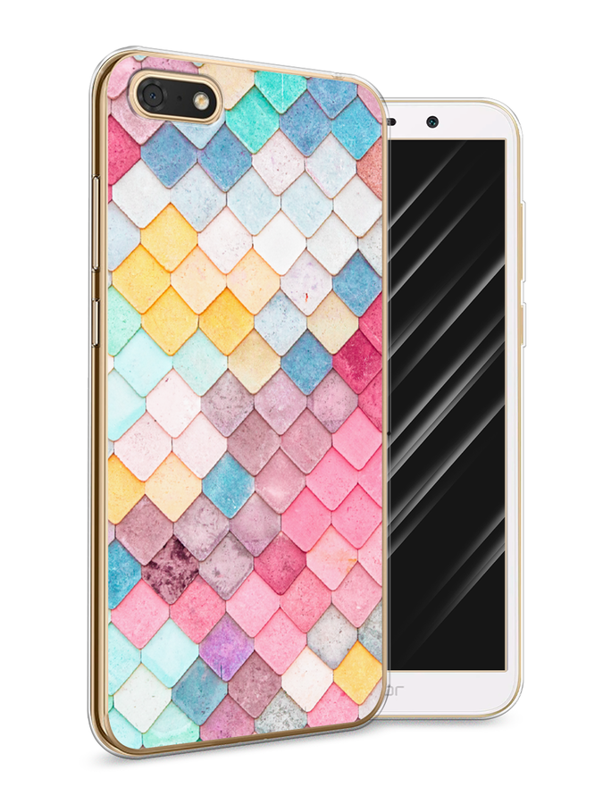 

Чехол Awog на Honor 7A "Нежные ромбики", Красный, 65250-4