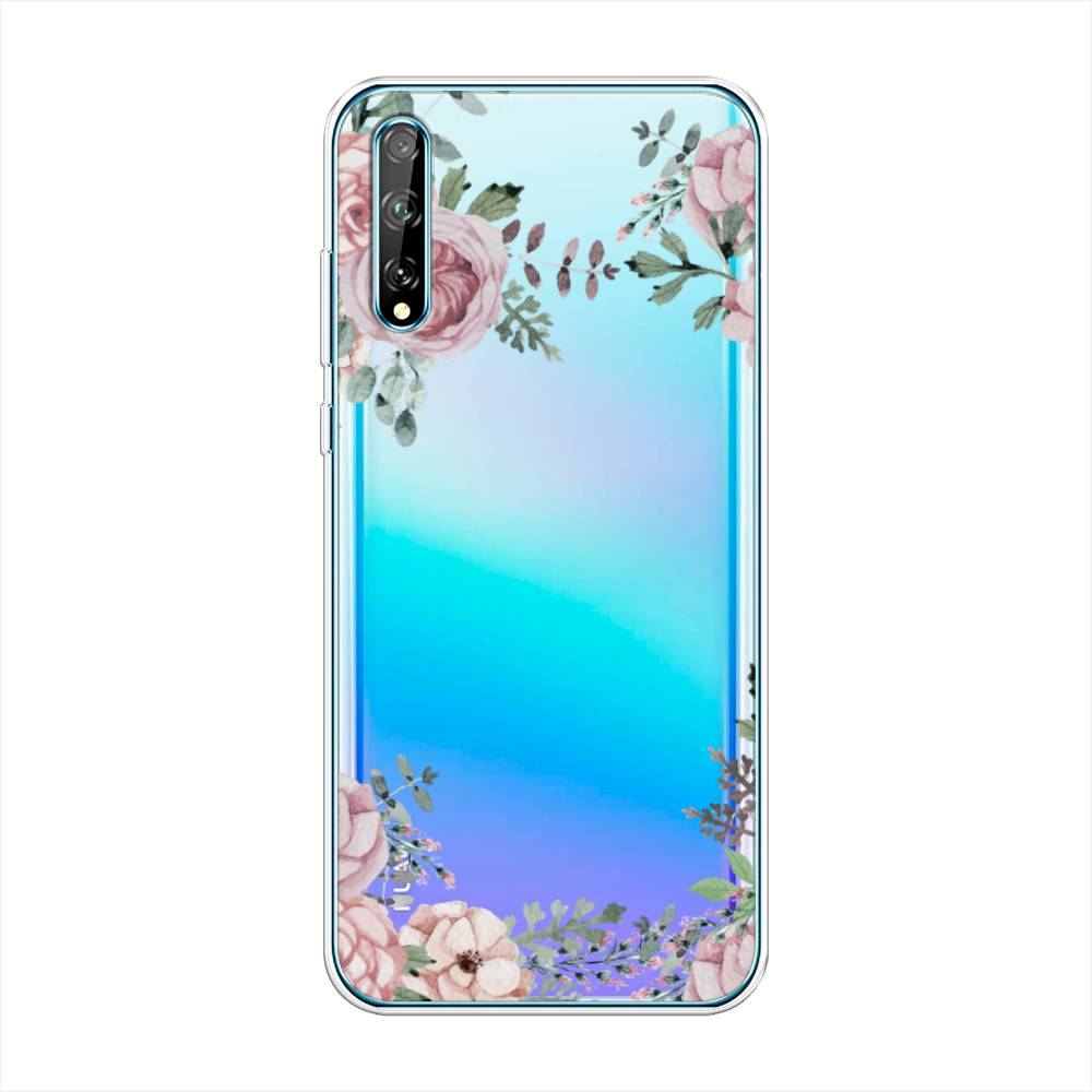 

Чехол Awog на Huawei Y8p "Нежные розы акварель", Прозрачный;розовый;зеленый, 6103450-8
