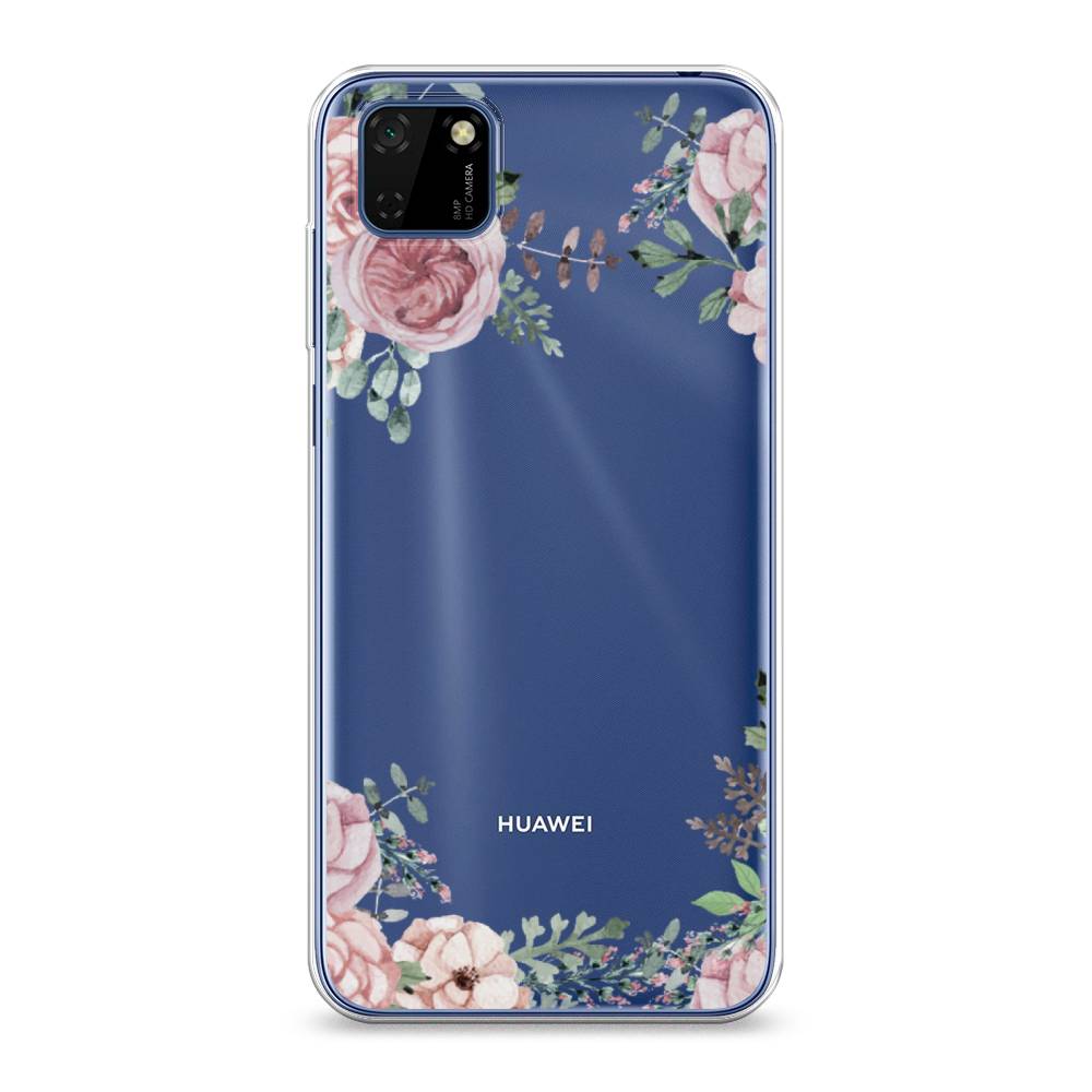 

Чехол Awog на Huawei Y5p "Нежные розы акварель", Прозрачный;розовый;зеленый, 6103750-8