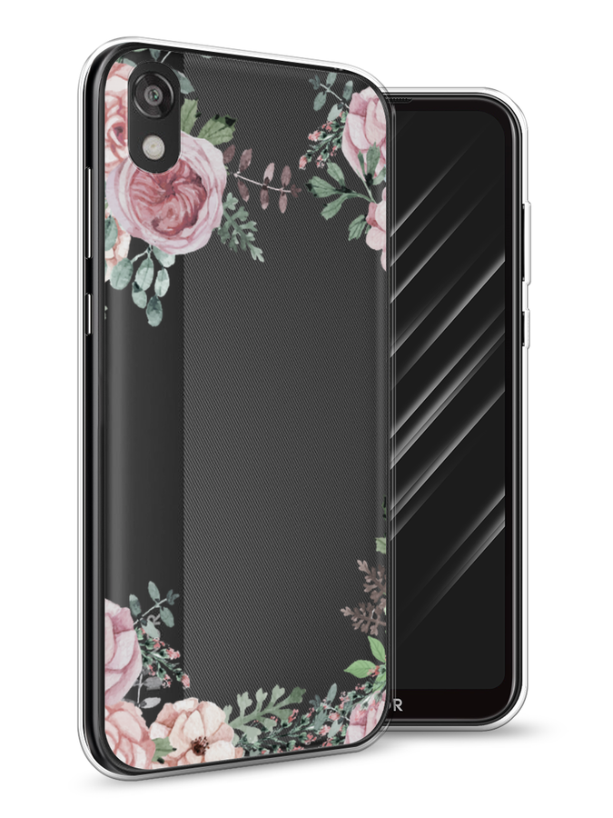 

Чехол Awog на Huawei Y5 2019 "Нежные розы акварель", Прозрачный;розовый;зеленый, 69050-8