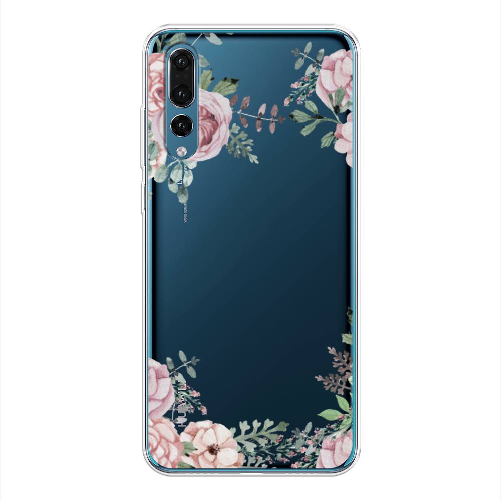 

Чехол Awog на Huawei P20 Pro "Нежные розы акварель", Прозрачный;розовый;зеленый, 65050-8