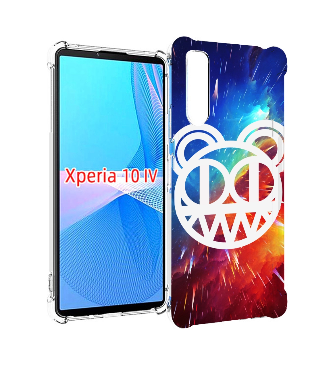 

Чехол MyPads radiohead cosmos для Sony Xperia 10 IV (10-4), Прозрачный, Tocco