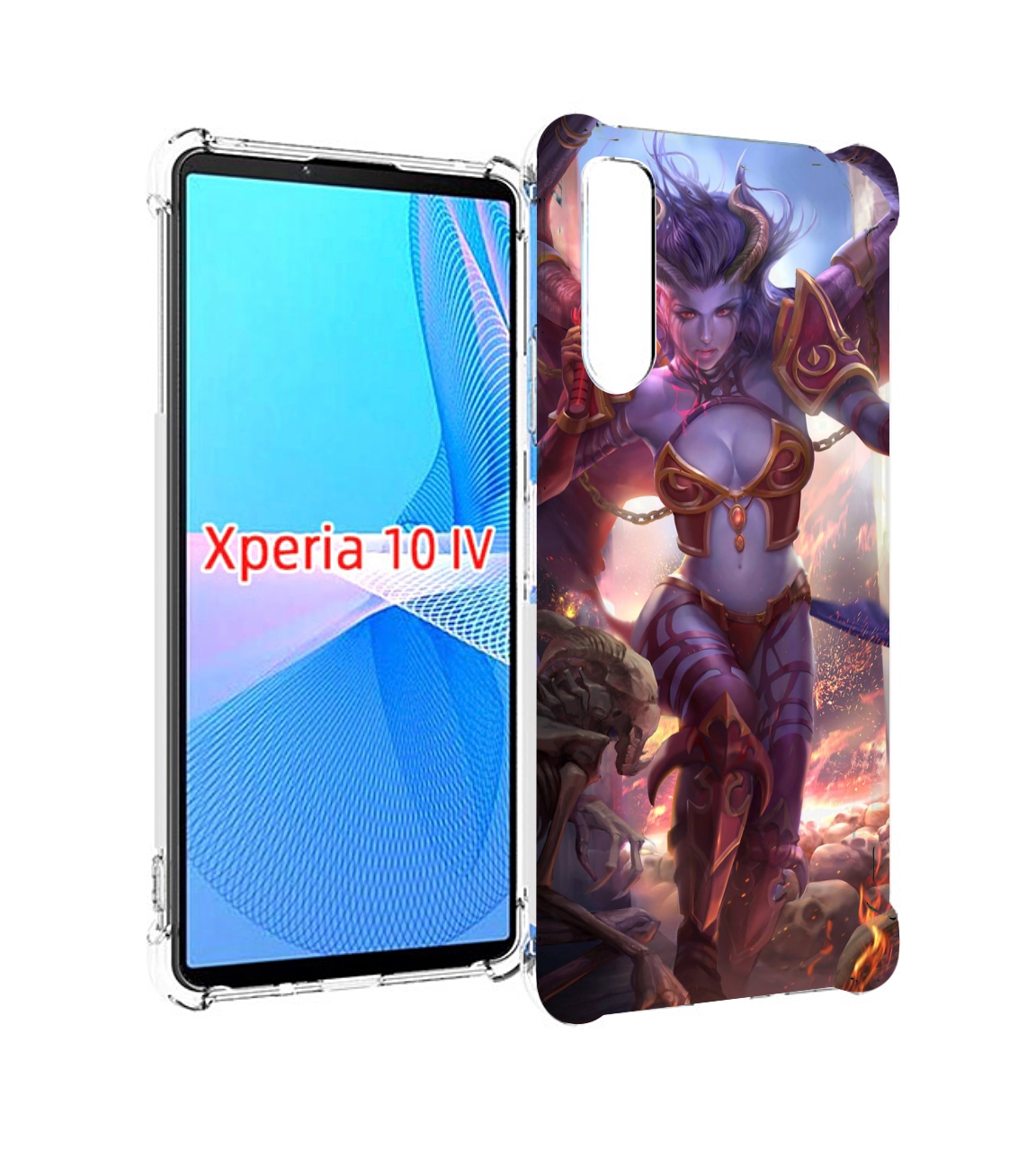 

Чехол MyPads queen of pain dota 2 для Sony Xperia 10 IV (10-4), Прозрачный, Tocco
