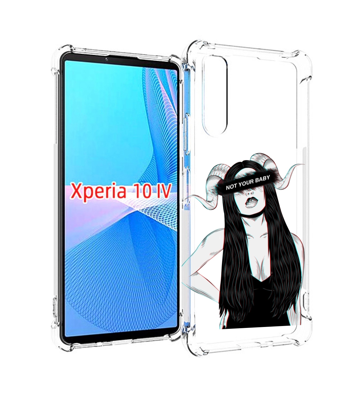 

Чехол MyPads not-your для Sony Xperia 10 IV (10-4), Прозрачный, Tocco