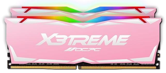 Оперативная память OCPC X3 RGB Pink 16Gb DDR4 3600MHz (MMX3A2K16GD436C18PK) (2x8Gb KIT)