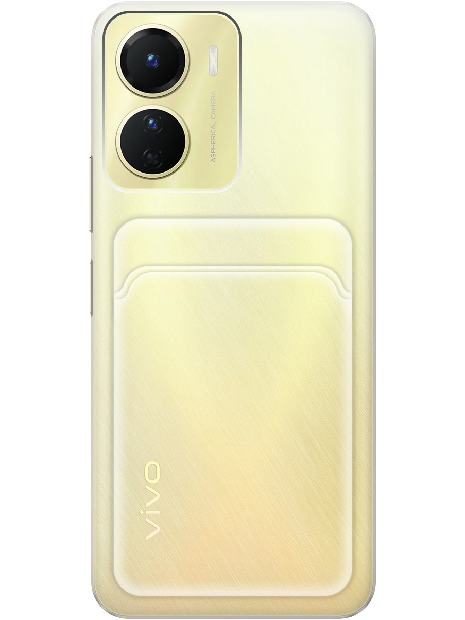 

Силиконовый чехол на Vivo Y16 прозрачный, 20012014