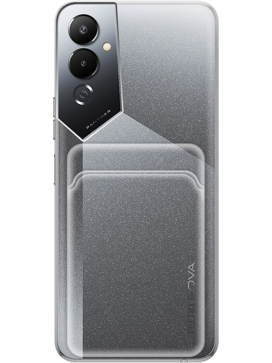 

Силиконовый чехол на Tecno Pova 4 прозрачный, 20012008