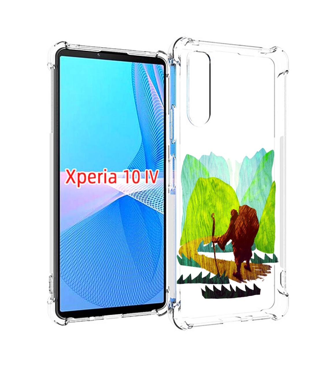 

Чехол MyPads Лесная тропа для Sony Xperia 10 IV (10-4), Прозрачный, Tocco