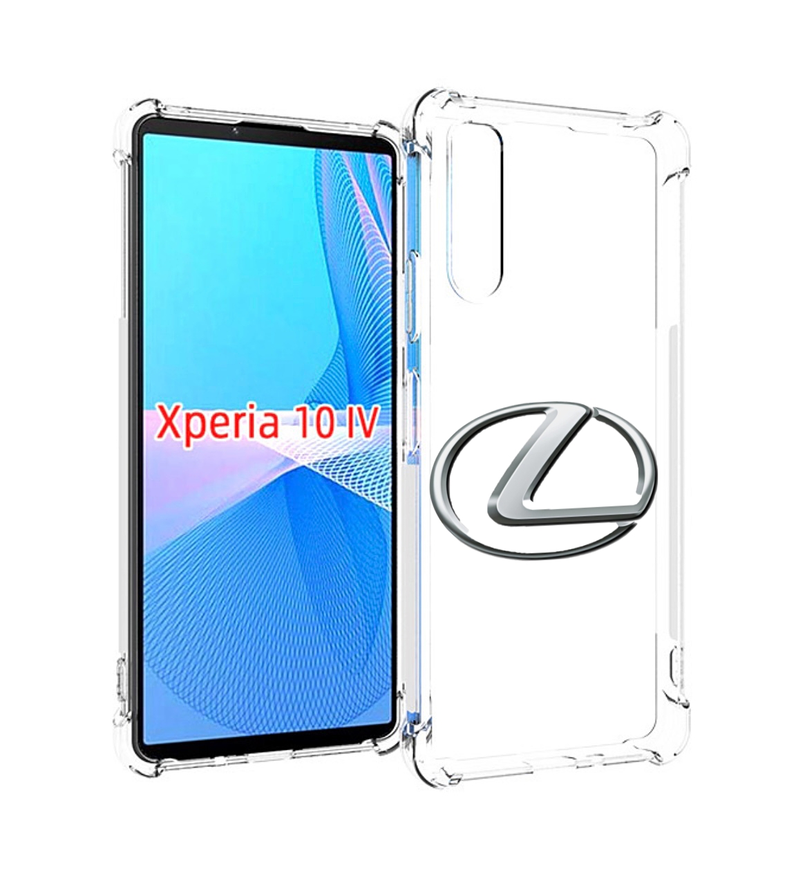 

Чехол MyPads lexus-5 мужской для Sony Xperia 10 IV (10-4), Прозрачный, Tocco