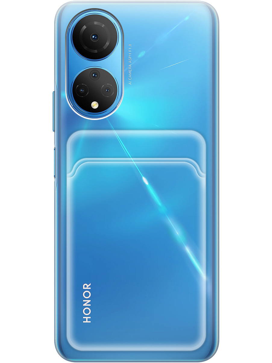 

Силиконовый чехол на Honor X7 прозрачный, 20011983