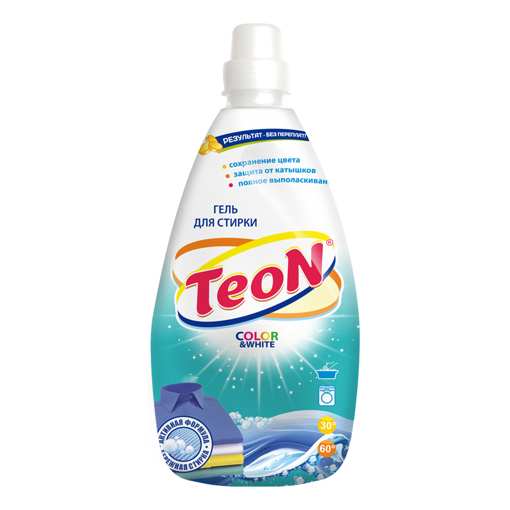 

Гель Teon Color & White Для цветного и белого белья