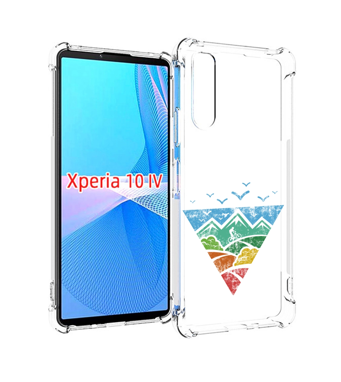

Чехол MyPads Лес земля море чайки для Sony Xperia 10 IV (10-4), Прозрачный, Tocco