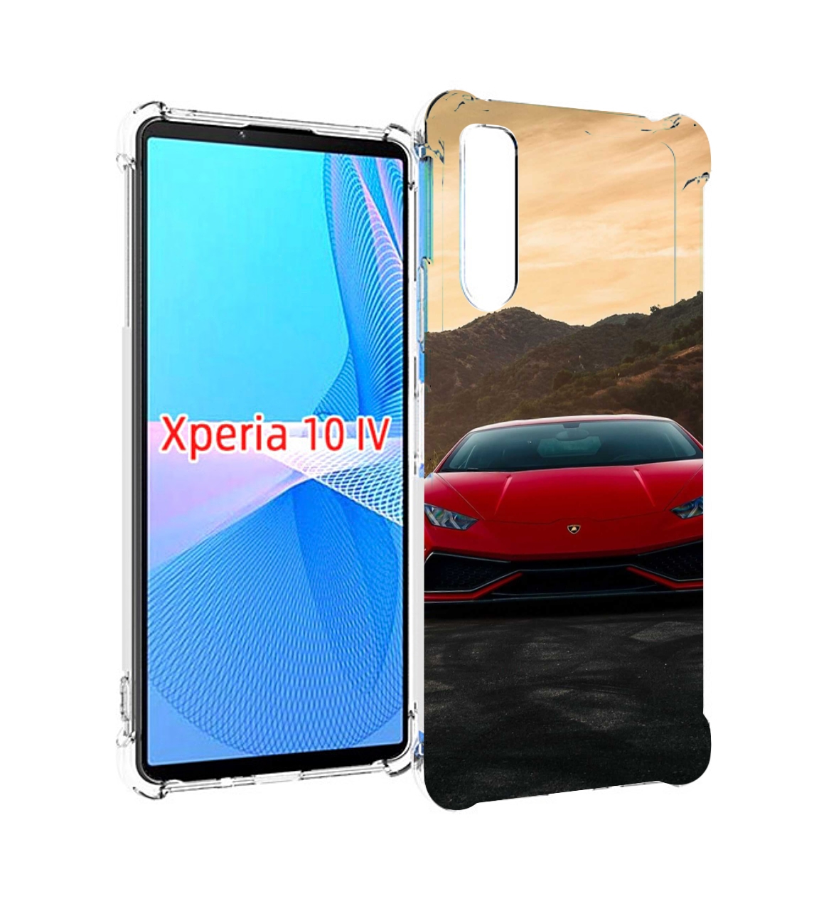 

Чехол MyPads lamborghini 1 мужской для Sony Xperia 10 IV (10-4), Прозрачный, Tocco