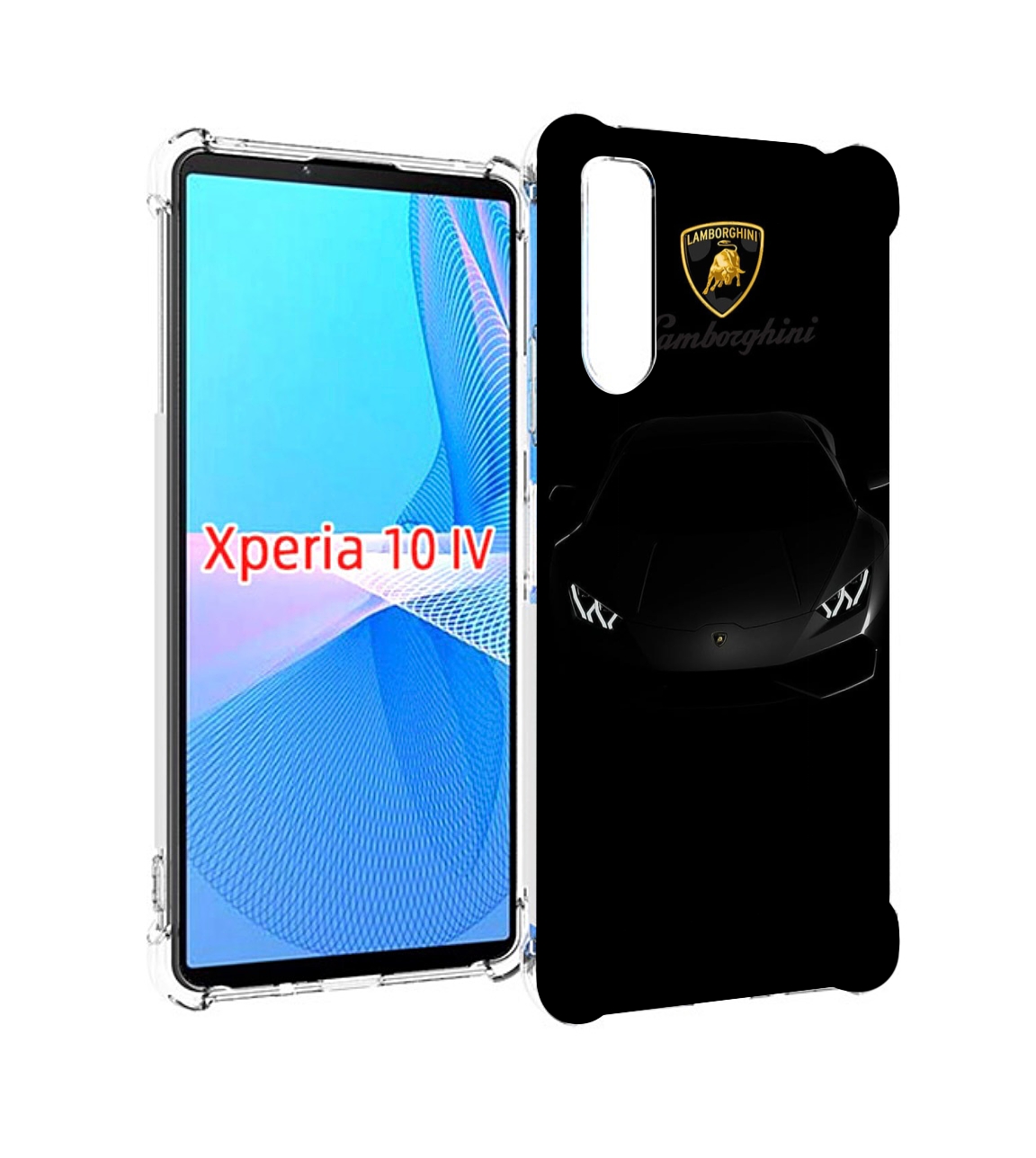 

Чехол MyPads lambo 4 мужской для Sony Xperia 10 IV (10-4), Прозрачный, Tocco