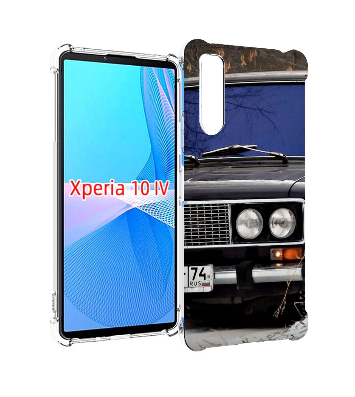 

Чехол MyPads lada ваз 1 для Sony Xperia 10 IV (10-4), Прозрачный, Tocco
