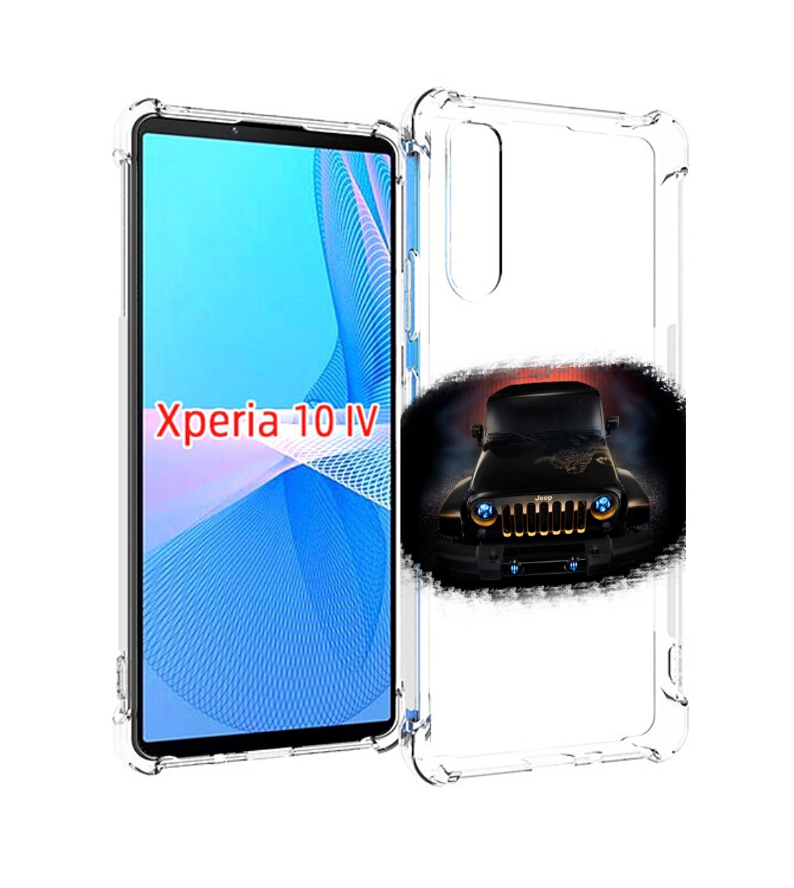 

Чехол MyPads jeep 2 для Sony Xperia 10 IV (10-4), Прозрачный, Tocco