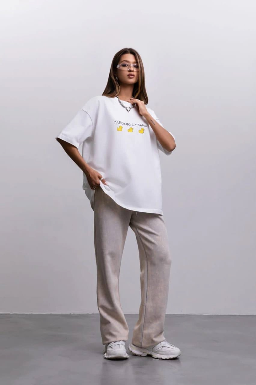 

Футболка женская NoBrand 12 белая, Белый, 12