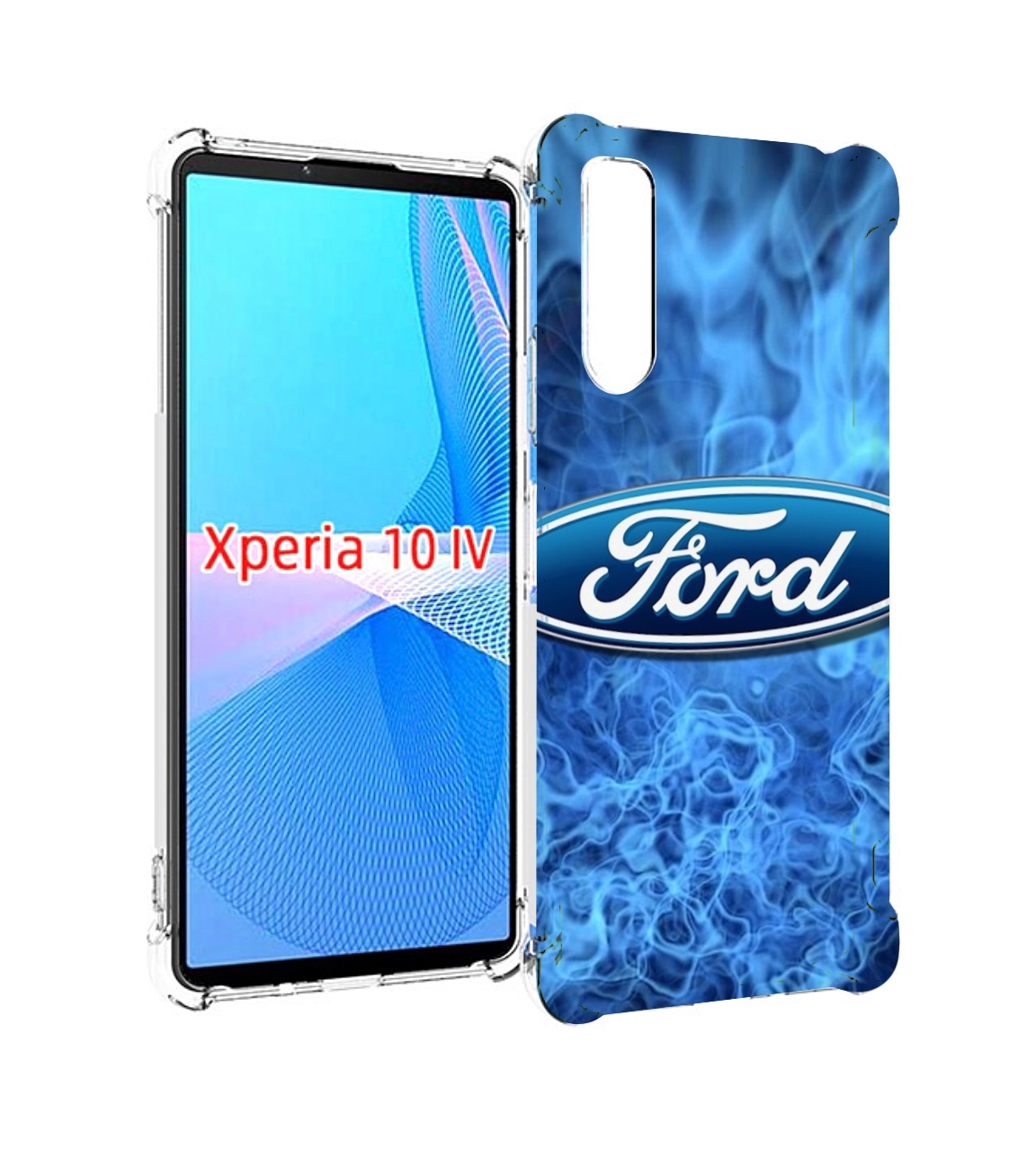 

Чехол MyPads ford-22 м для Sony Xperia 10 IV (10-4), Прозрачный, Tocco