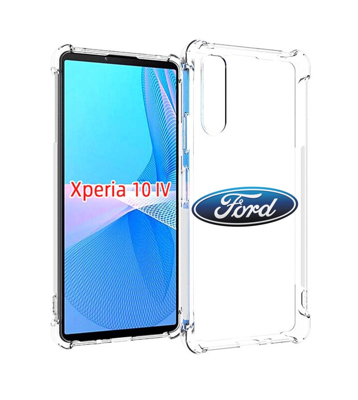 

Чехол MyPads ford-3 мужской для Sony Xperia 10 IV (10-4), Прозрачный, Tocco