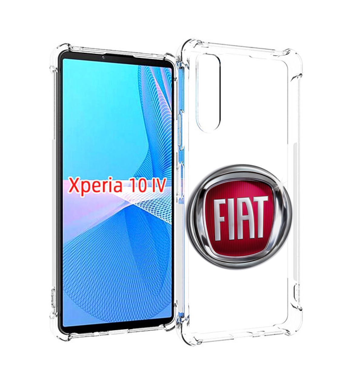 

Чехол MyPads fiat мужской для Sony Xperia 10 IV (10-4), Прозрачный, Tocco