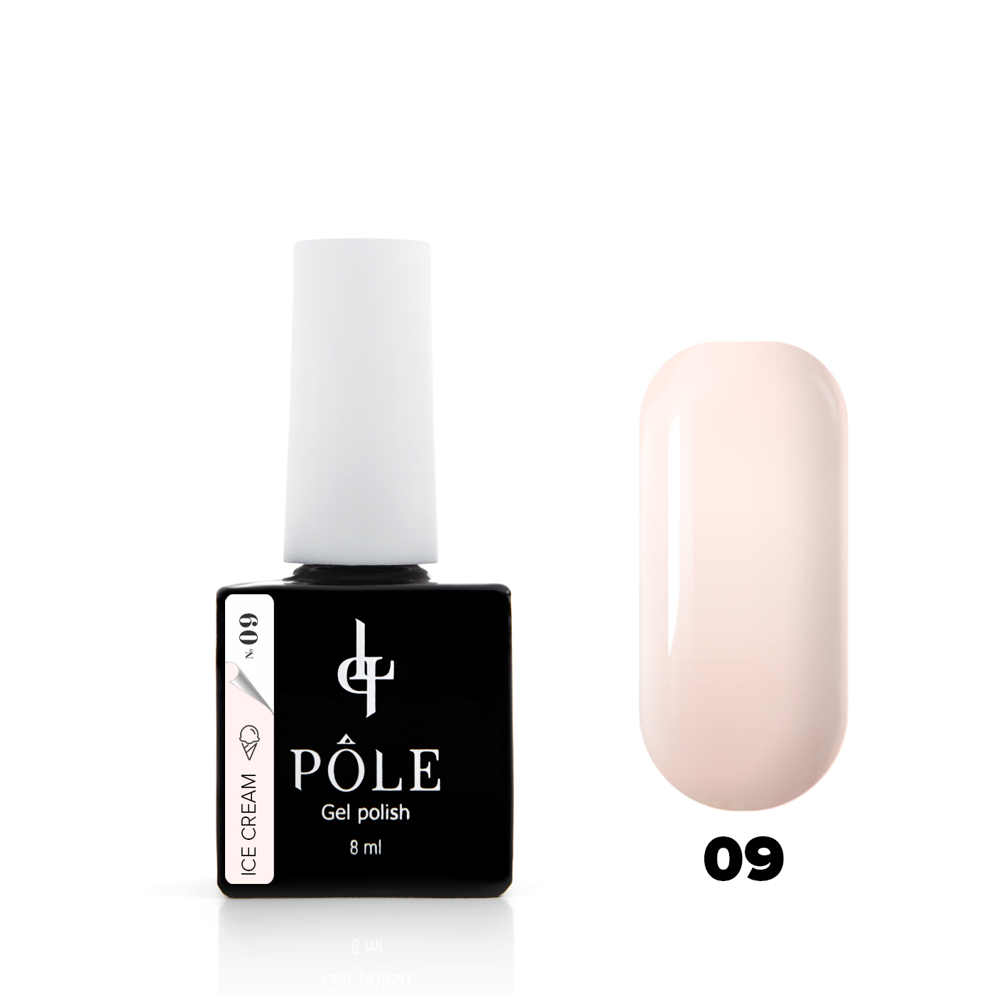 

Гель-лак POLE Ice cream №09 - классическое крем-брюле (8 мл.)