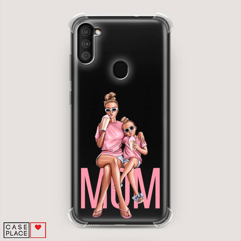 фото Противоударный силиконовый чехол "lovely mom" на samsung galaxy m11 awog