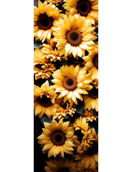 

Алмазная мозаика на подрамнике Подсолнухи, 40x14 см, 40 цветов, 86147, ПНА-001