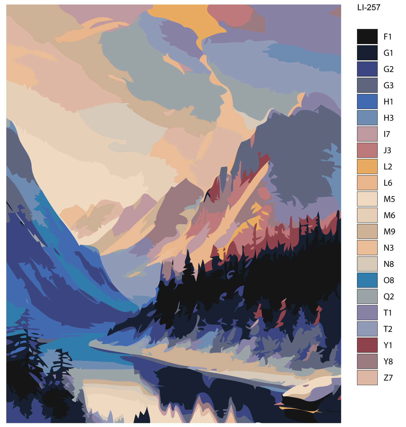 

Картина по номерам,"Живопись по номерам",48 x 60, LI-257, LI-257