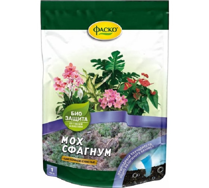 

Мох Сфагнум Фаско® Цветочное счастье дой-пак 1л