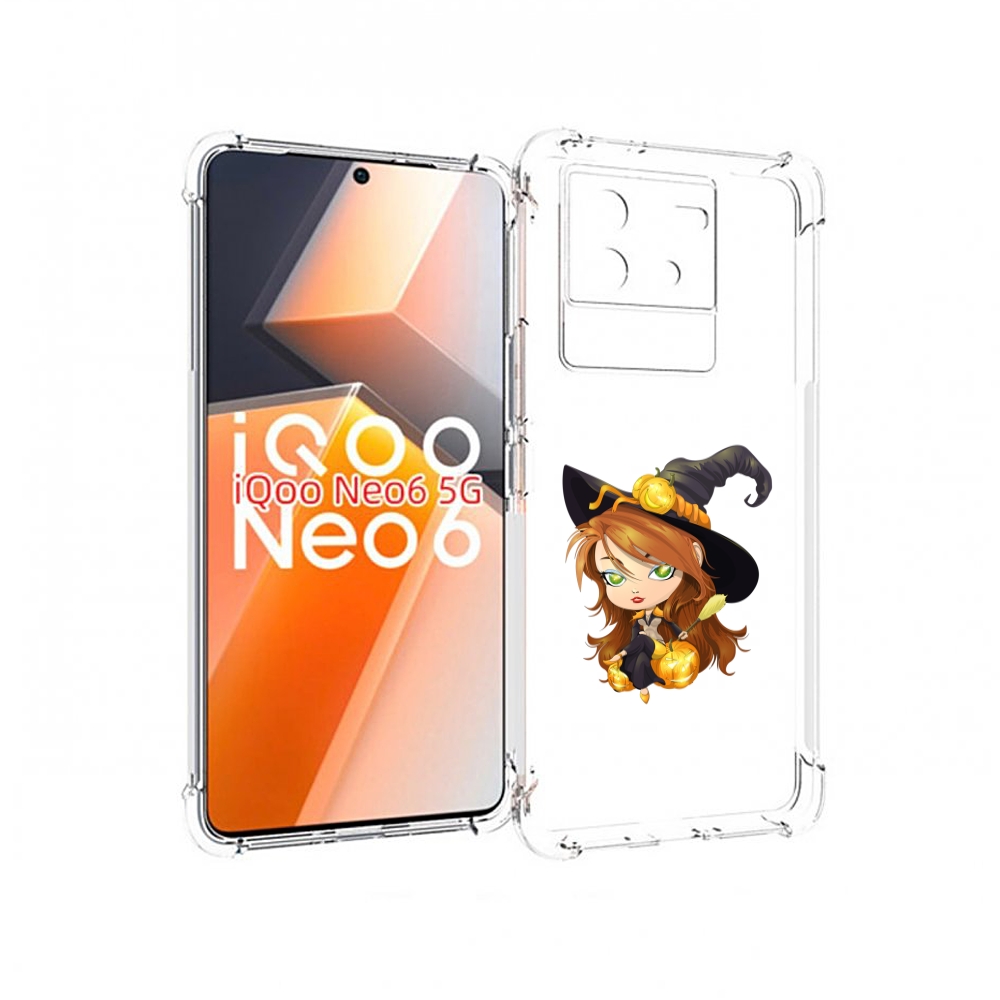 

Чехол MyPads Ведьмочка для Vivo iQoo Neo 6 5G, Прозрачный, Tocco