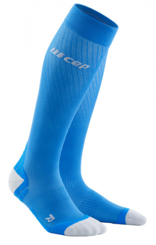 Мужские ультралегкие спортивные компрессионные носки CEP Ultralight Socks / Синий (III)