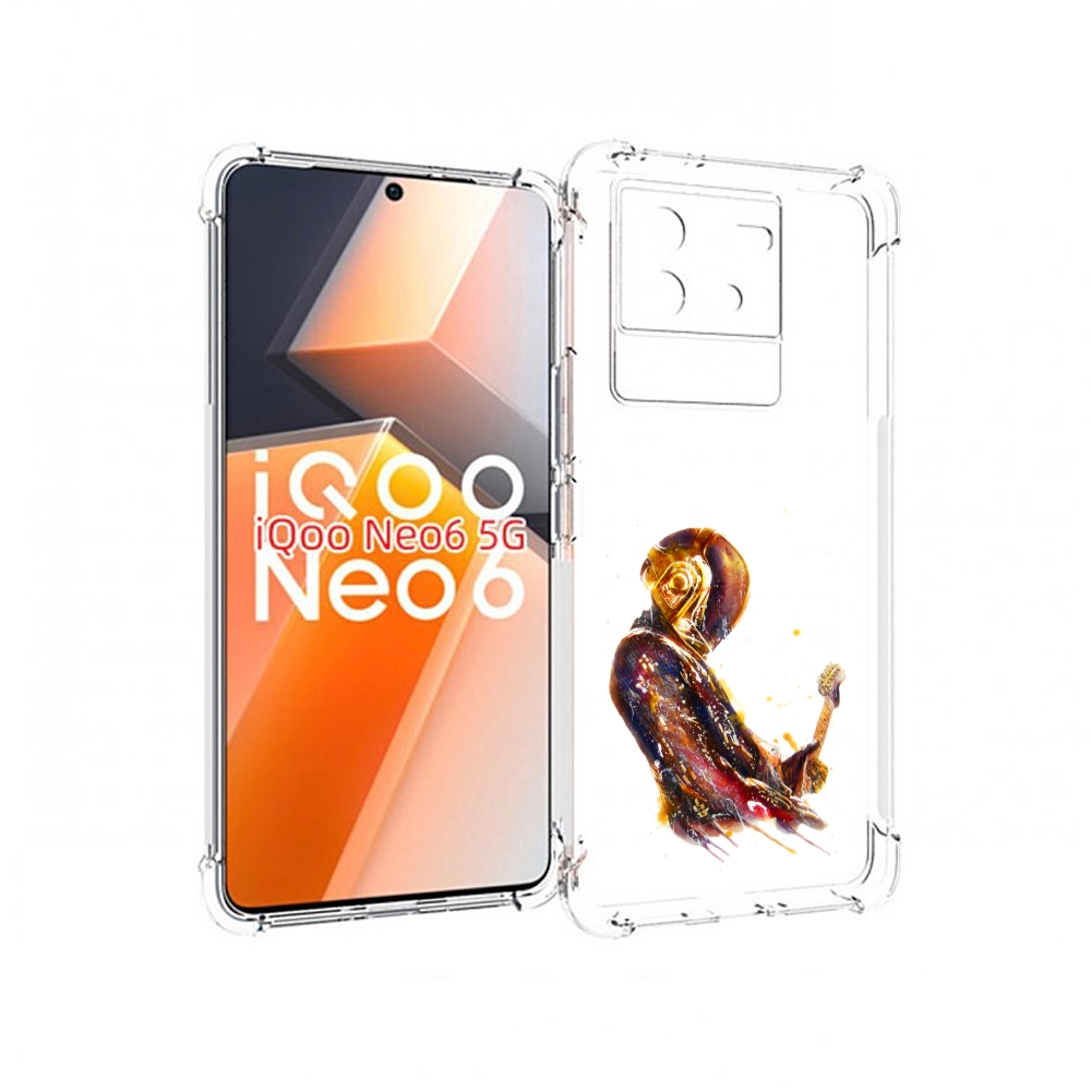 

Чехол MyPads космо-музыкант для Vivo iQoo Neo 6 5G, Прозрачный, Tocco